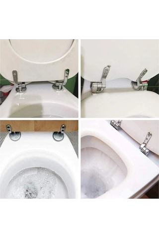 Yaleker Stüdyo Stili Yavaş Kapanan Tuvalet Kapağı Mango Seti 2 Adet - Çelik Malzeme, Esnek Ayar, Sessiz Kapanma, Kolay Kurulum Diğer