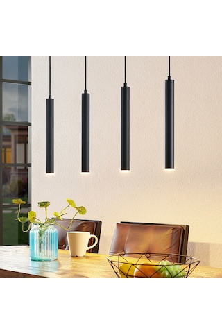 Archio Dört'lü Ledli Sıralı Sarkıt Avize Çok Renkli