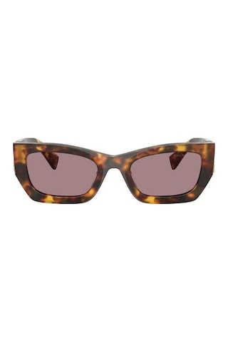 Miu Miumu 09ws 53 14l20ı Miu Miu Kadın Güneş Gözlüğü Kahverengi - Leopar