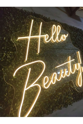 Hello Beauty Neon Led Tabela 50x70cm