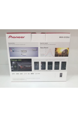 Pioneer MVH-S125UI Çift Amfi Rca Kumandalı USB Aux Teyp