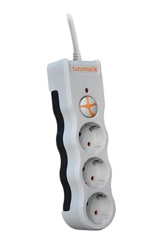 Tsk19009 Powersurge 3-surge Protectıon Plug-1050 Joule-wıth Cable Beyaz Diğer
