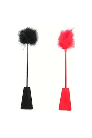 Elmpaly 1 Adet Yaratıcı Pu Kamçı, Tüylü Binicilik Malzemeleri Kırmızı Kırmızı