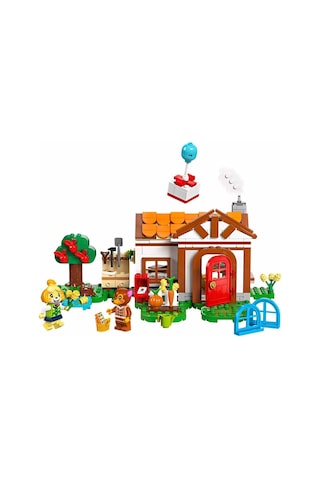 LEGO® Animal Crossing™ Isabelle Ev Ziyaretinde 77049 6+ Yaratıcı Oyuncak Yapım Seti - 389 Parça