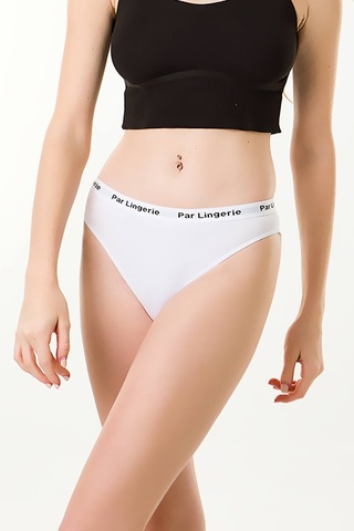 Parlingerie Kadın 3lü Slip Külot Siyah-beyaz-gri Siyah - Beyaz - Gri
