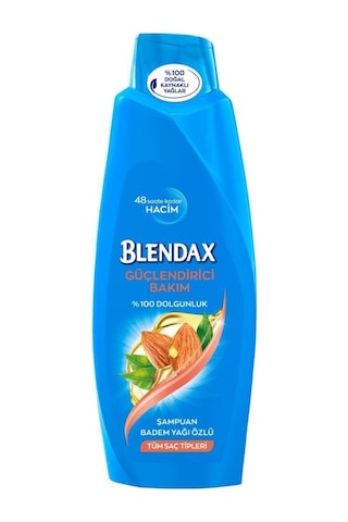 Blendax Bakım Badem Yağı Özlü Şampuan 500 ml x 3 Ade