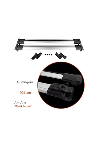NYF Klasik Ara Atkı Aluminyum 105 cm (Short)