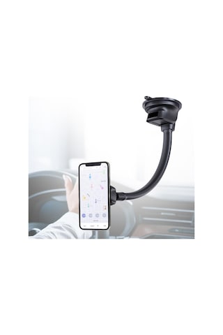 Simex Telefon Tutucu Vantuzlu Miknatisli St-202 Aqua Siyah (546820584)