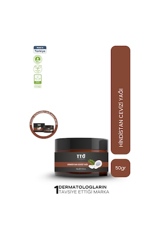Tto Hindistan Cevizi Yağı 50Ml