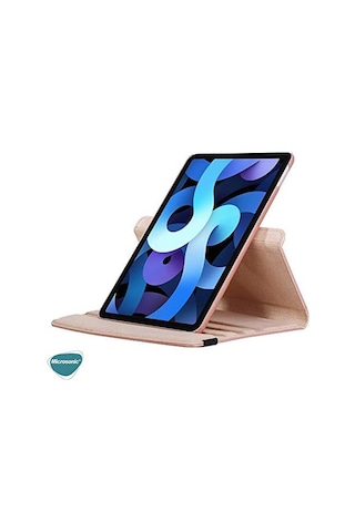 Apple İpad Air 11 2024 İçin Kılıf A2902-a2903 360 Rotating Stand Deri Mor İpad Air 11 2024 İle Uyumlu Kılıf - Mor