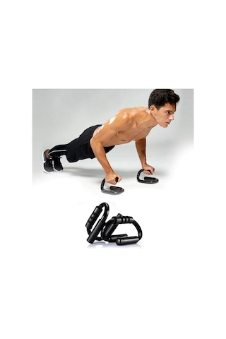 S Şekli  Push Up Standı Alüminyum Şınav Aleti Spor Aracı Fitness