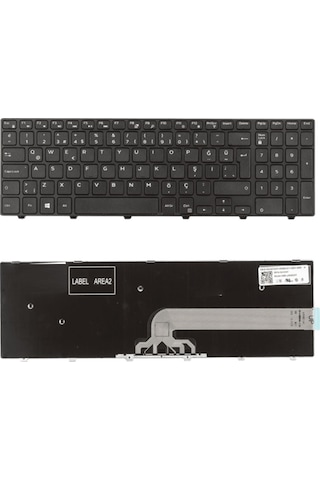 Dell İnspiron 15-3000, 3542, 3543, 3550 Notebook Klavyesi, Laptop Tuş Takımı Siyah Tr / Kl0858