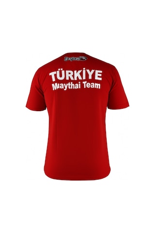 Dragondo Tx8505 Türkiye Muay Thai Team Baskılı Tişört Kırmızı