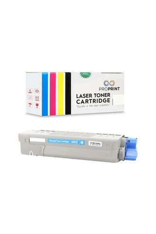 Proprint Oki Uyumlu C612-46507519 Mavi Toner - C612Dn