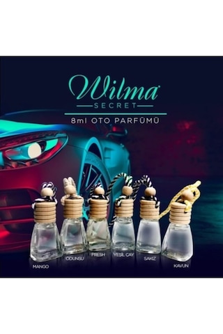 Wilma Secret 8cc Askılı Oto Kokusu Vanilya Coconut 4 Adet