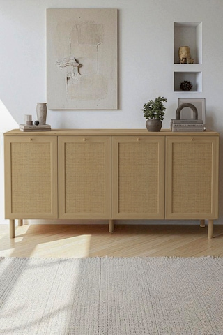 Baru 4 Kapaklı Konsol Kahverengi - Ceviz