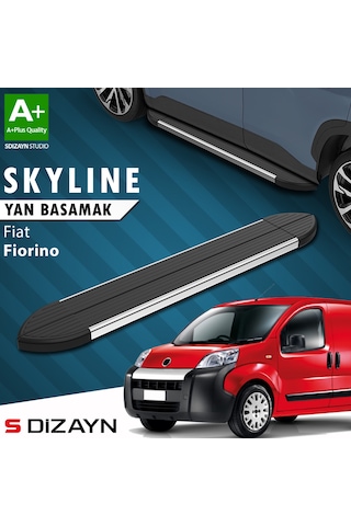 S-dizayn Fiat Fiorino Skyline Krom Yan Basamak 173 Cm 2008 Üzeri A+ Kalite