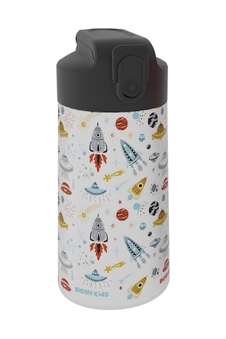 Bienly Çelik Desenli Çocuk Matarası 500 Ml