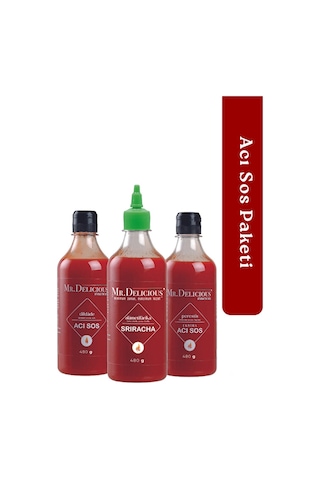 Acı Sos Paketi Sriracha Extra Acı Sos