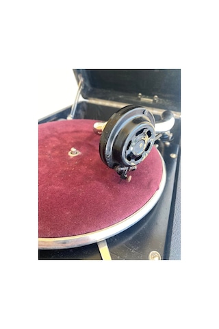 Parlophone Antika Çanta Gramofon 078