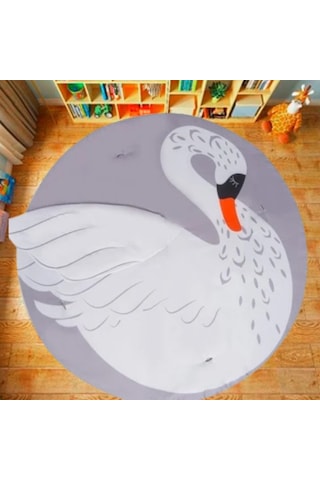 Jusso Bigger Play Mat Oyun Halısı ve Oyun Matı Kuğu 115 115 CM