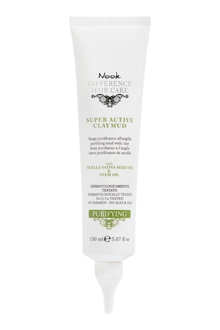 Nook DHC Purifying Yağlı Kuru Kepekli Saç İçin Derinlemesine Arındırıcı Çinko İçeren Saç Derisi Kil Maskesi 150 ML