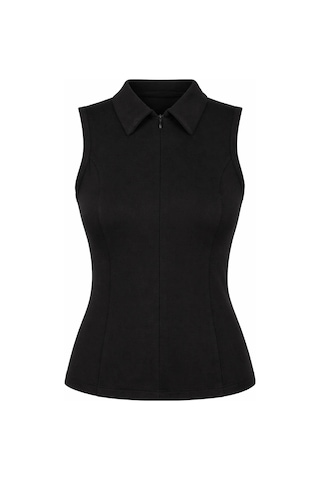 Trender Basic Siyah Kadın Bluz 6686