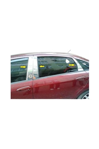 Fiat Linea Krom Cam Direği 8 Parça 2007-20219