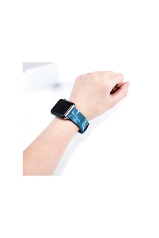 E2M Apple Uyumlu Watch 38-40mm KRD-24 Kamuflaj Yeşil Kord