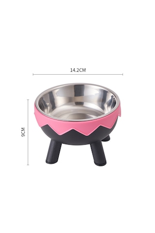 A-pati Paslanmaz Çelik Kedi Ve Küçük Irk Köpek Mama Kabı 350 Ml Ergonomik Tasarım