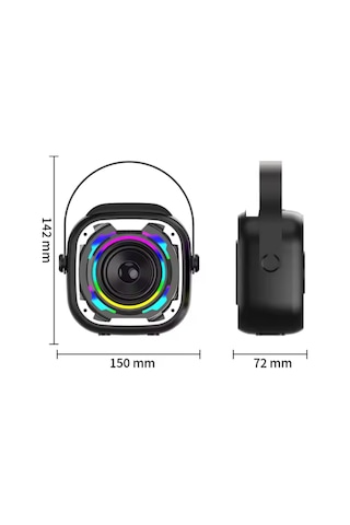 Platoon PL-4622 Mikrofonlu Işıklı Bluetooth 5.0 Hoparlör