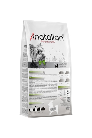 Anatolian Premium Mini Kuzulu Yetişkin Küçük Irk Köpek Maması 2 x 2 KG