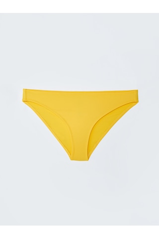 Lcw Eco Sarı Düz Raşel Kumaş Kadın Bikini Alt