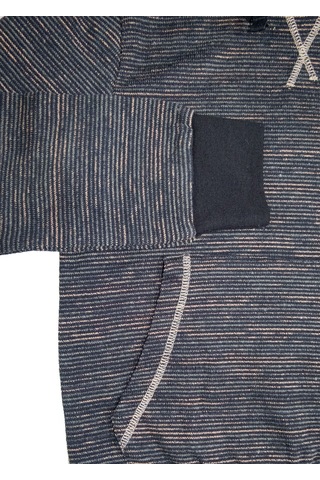 Erkek Çocuk Kapüşonlu İnce Sweatshirt Kahverengi