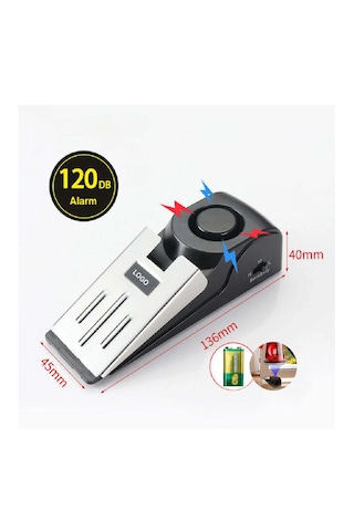 Kapı Altı Stopper/ Durdurucu 120 Db Sesli Uyarı, 3 Kade...