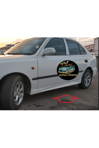 Hyundai Accent 1 Yumurta Kasa Marşpiyel Takımı Fiberglass Boyasız