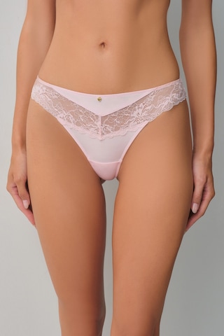 Suwen Floral Dantelli String Külot Wsl10210195077 Pembe