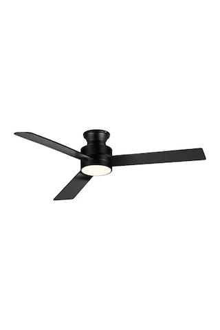 Osram Kumandalı Siyah 18w 3 Kanatlı Tavan Vantilatörü Güçlü Işık Yönü Ve Modern Açık