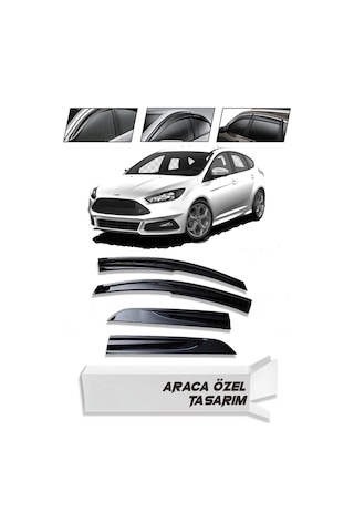 Ford Focus 3 Mügen Cam Rüzgarlığı Hb 2011-2018 Arası 4 Lü Takım