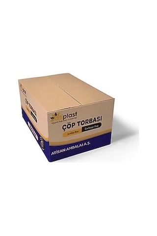 Atiplast Sk006430 Konteynır Boy Siyah Çöp Torbası 120 X 150 Cm, 240 L, 800 Gr, 10 Adet
