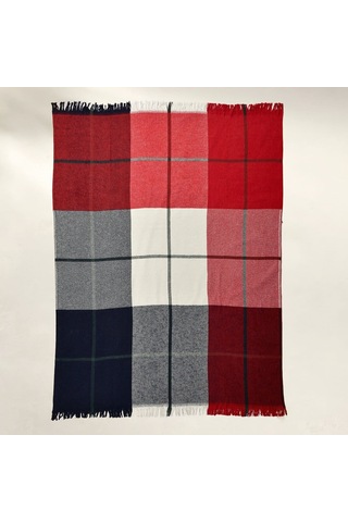 Roy Tek Kişilik Battaniye Kırmızı 150x200 Cm Renkli