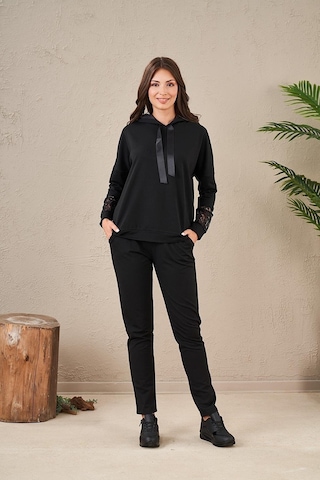 Pjs 23573 Kadın Kapüşonlu Eşofman Takım 001