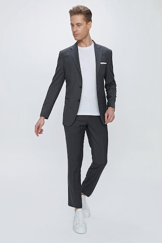 Efor Slim Fit Klasik Mono Yaka Klasik Antrasit Takım Elbise Tk 2021 Antrasit