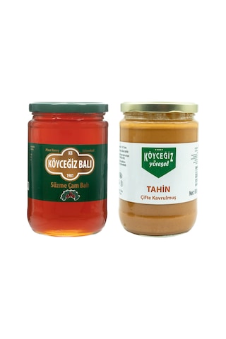 Köyceğiz Balı Çam Balı 850 G + Köyceğiz Yöresel Çifte Kavrulmuş Tahin 600 G