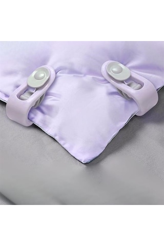 Ams Net 4 Adet İğnesiz Yorgan Çarşaf Ve Perde Tutucu Sabitleyici Kaydırmaz Örtü Düzenleyici Klips Çok Renkli