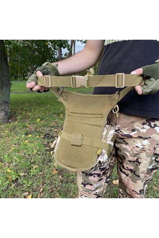 Moveevo 800d Su Geçirmez Oxford Kumaş Askeri Yeşili Büyük Kapasiteli Ayarlanabilir Askeri Ayak Çantası - Bisiklet, Yürüyüş, Camping, Balıkçılık İçin Çok Renkli