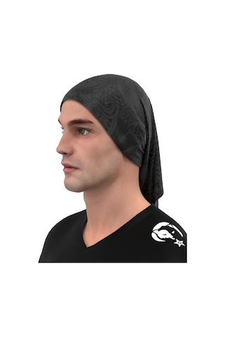 Xmlbayiciniz Extreme Siyah Kurt Kamuflaj Desenli Boyunluk Buff Bandana Saç Bandı Balaclava Yüz Maskesi Genel