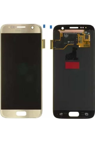 Samsung Uyumlu Galaxy S7 G930 Lcd Ekran Dokunmatik Gold Renk