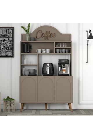 Lyon Kahve Köşesi 120cm - Atlas / Ceviz