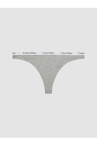 Kadın Calvin Klein İmzalı Elastik Bantlı Gri Külot 0000d1617e 020
